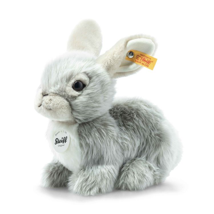 Produktbild: Steiff 067488 - Dormili Hase, sitzend, grau, Pl&uuml;sch, 21 cm