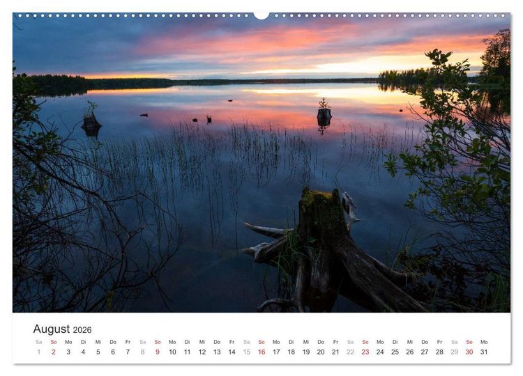 Produktbild: Russlands Norden 2026 (Wandkalender 2026 DIN A2 quer), CALVENDO Monatskalender