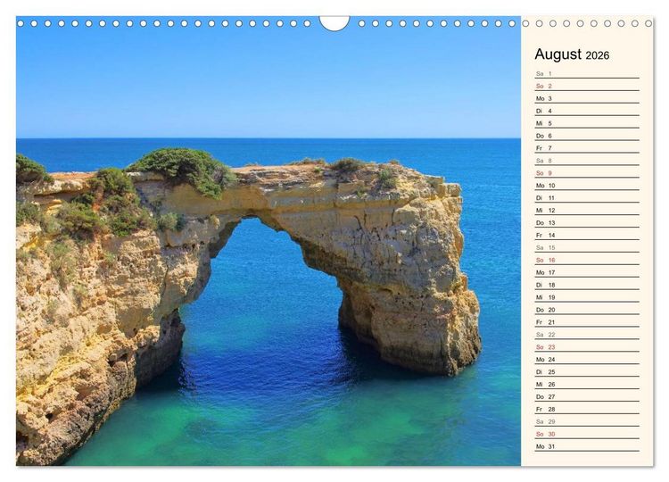 Produktbild: Portugal (Wandkalender 2026 DIN A3 quer), CALVENDO Monatskalender