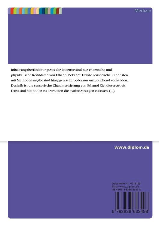 Produktbild: Ethanol-Perzeption