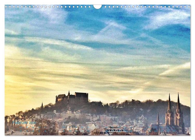 Produktbild: Marburg 2026 (Wandkalender 2026 DIN A3 quer), CALVENDO Monatskalender