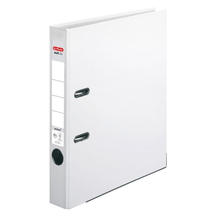 Produktbild: Herlitz Ordner maX.file protect A4 5cm wei&szlig;
