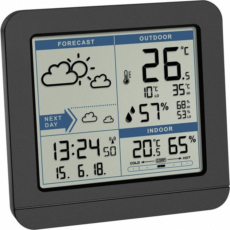 Produktbild: TFA Dostmann Sky 35.1152.01 Funk-Wetterstation Vorhersage f&uuml;r 2 Tage Anzahl Sensoren max. 1 St.