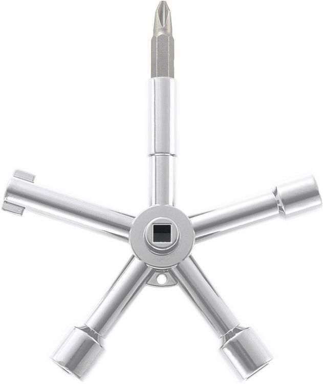 Produktbild: TOOLCRAFT TO-6707229 Schaltschrankschl&uuml;ssel Schaltschrankschl&uuml;ssel 1St.
