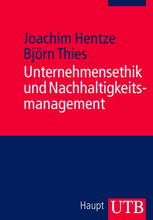 Produktbild: Unternehmensethik und Nachhaltigkeitsmanagement