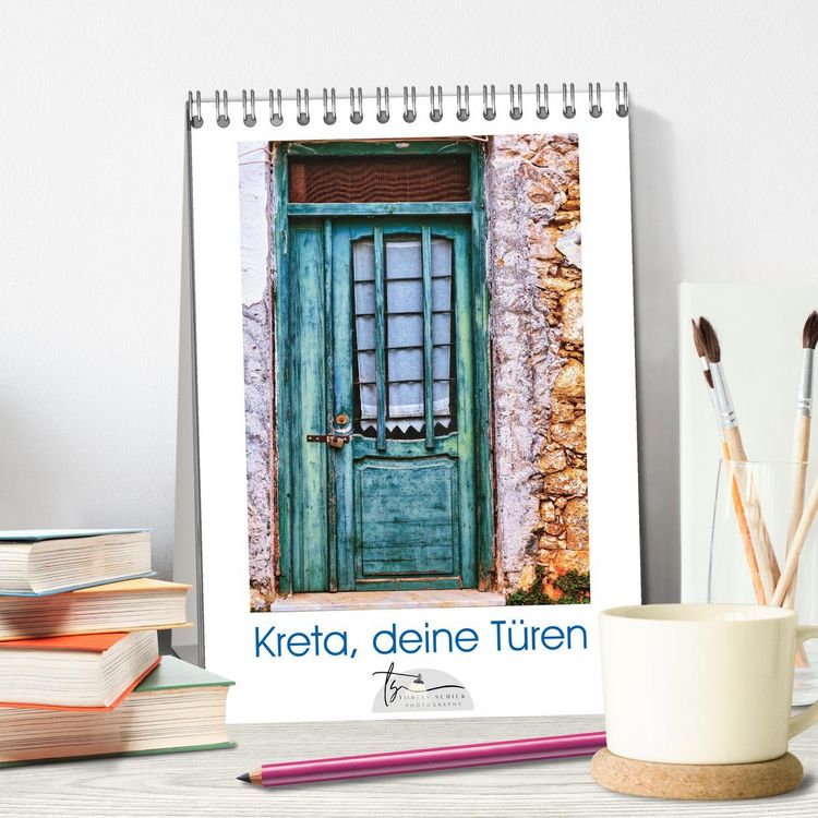 Produktbild: Kreta, deine T&uuml;ren (Tischkalender 2027 DIN A5 hoch), CALVENDO Monatskalender