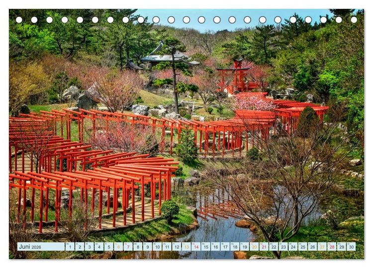 Produktbild: Japan - Hightech und Tradition (Tischkalender 2026 DIN A5 quer), CALVENDO Monatskalender
