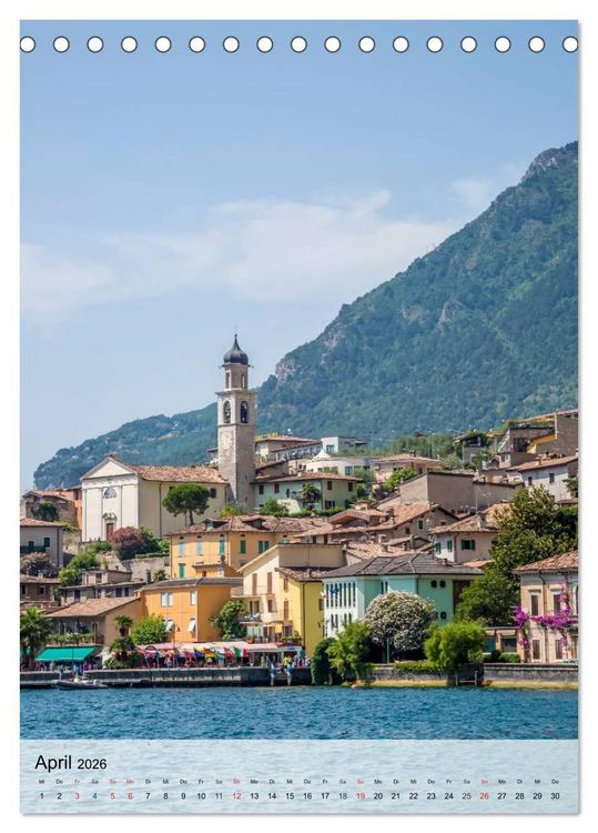 Produktbild: LIMONE SUL GARDA Unvergessliche Momente (Tischkalender 2026 DIN A5 hoch), CALVENDO Monatskalender
