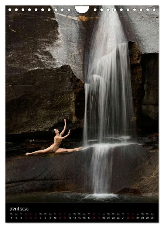 Produktbild: Chutes d'eau au Tessin (Calendrier mural 2026 DIN A4 horizontal), CALVENDO calendrier mensuel