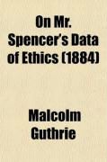 Produktbild: On Mr. Spencer's Data of Ethics