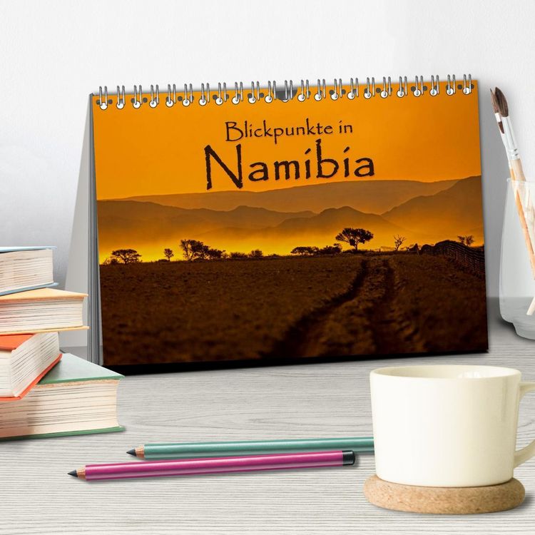 Produktbild: Blickpunkte in Namibia (Tischkalender 2026 DIN A5 quer), CALVENDO Monatskalender