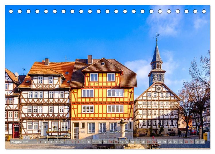 Produktbild: Ein Blick auf Bad Sooden-Allendorf (Tischkalender 2027 DIN A5 quer), CALVENDO Monatskalender