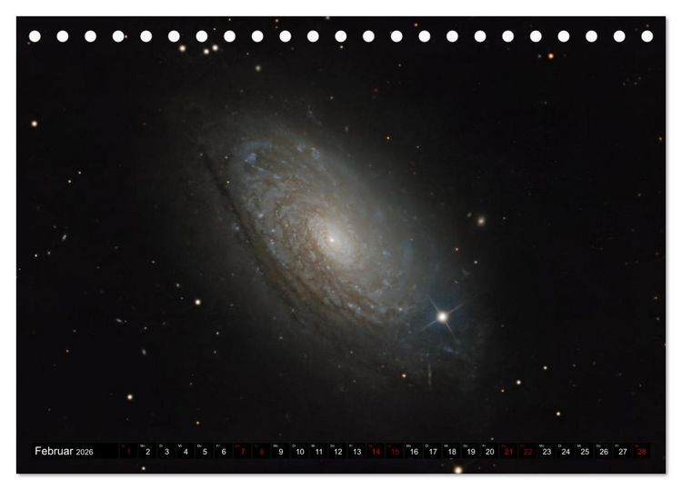 Produktbild: Ein Streifzug durch das Universum (Tischkalender 2026 DIN A5 quer), CALVENDO Monatskalender