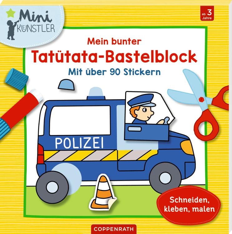 Bild vom Artikel Mein bunter Tatütata-Bastelblock vom Autor Kristin Farbig illustriert Labuch