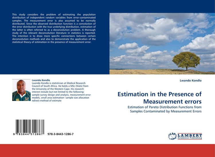 Produktbild: Estimation in the Presence of Measurement errors