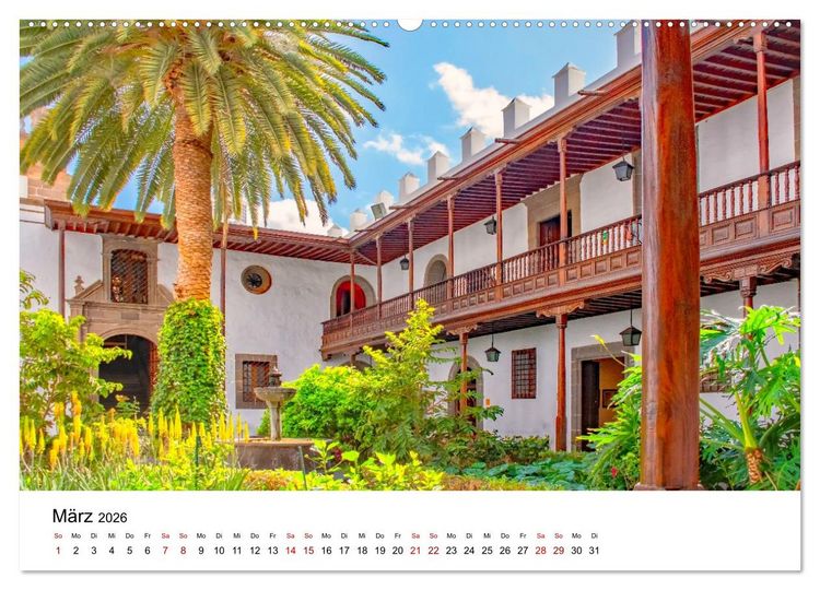 Produktbild: Las Palmas de Gran Canaria - eine gro&szlig;artige Stadt (Wandkalender 2026 DIN A2 quer), CALVENDO Monatskalender