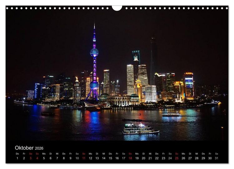 Produktbild: China 2026 - Metropolen und Landschaften (Wandkalender 2026 DIN A3 quer), CALVENDO Monatskalender