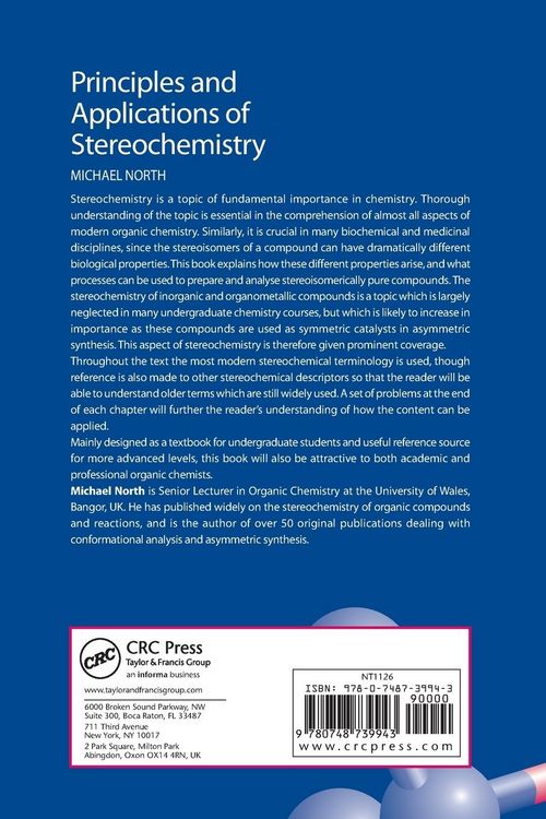 Produktbild: Principles and Applications of Stereochemistry