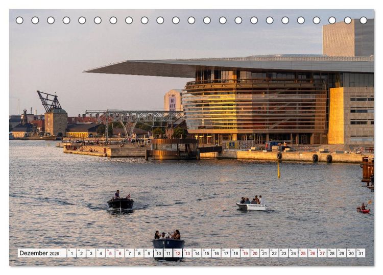 Produktbild: D&auml;nemark - Kopenhagen (Tischkalender 2026 DIN A5 quer), CALVENDO Monatskalender