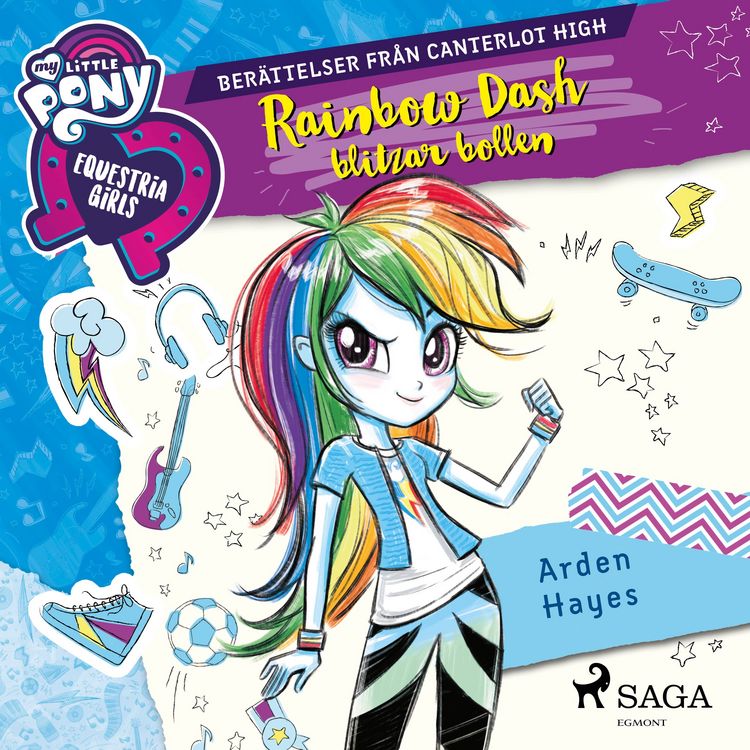 Produktbild: Equestria Girls - Rainbow Dash blitzar bollen