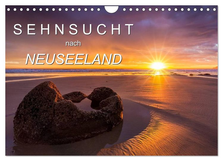 Produktbild: Sehnsucht nach Neuseeland (Wandkalender 2026 DIN A4 quer), CALVENDO Monatskalender