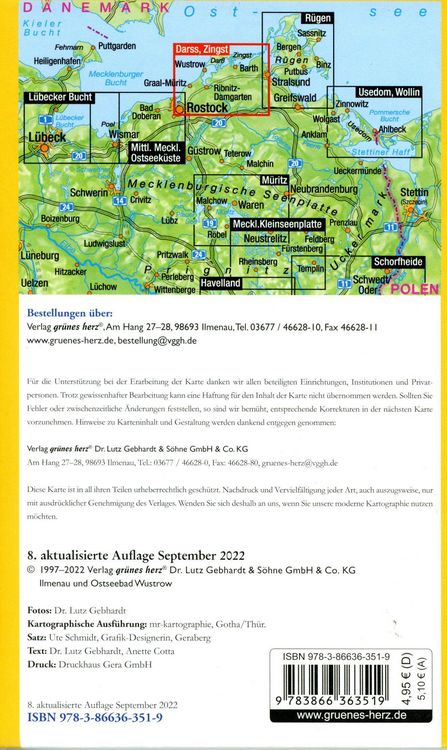 Produktbild: Freizeitkarte Fischland, Dar&szlig;, Zingst