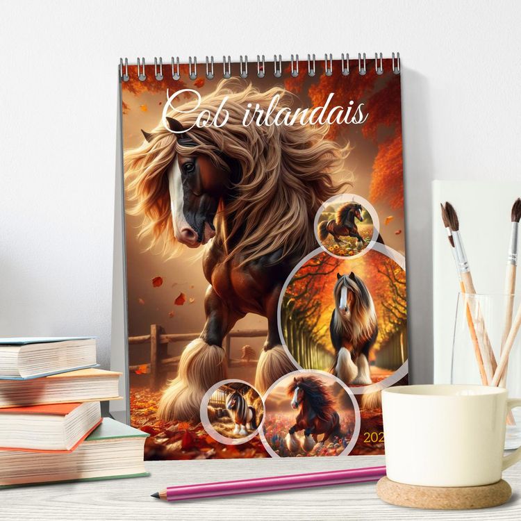 Produktbild: Cob irlandais (Calendrier de bureau 2026 DIN A5 horizontal), CALVENDO calendrier mensuel