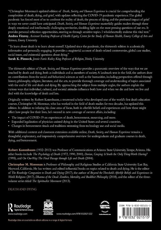 Produktbild: Death, Society, and Human Experience