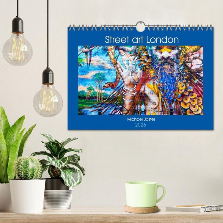 Produktbild: Street art London Michael Jaster (Wandkalender 2026 DIN A4 quer), CALVENDO Monatskalender