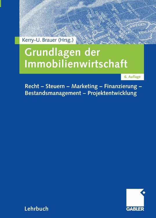 Produktbild: Grundlagen der Immobilienwirtschaft