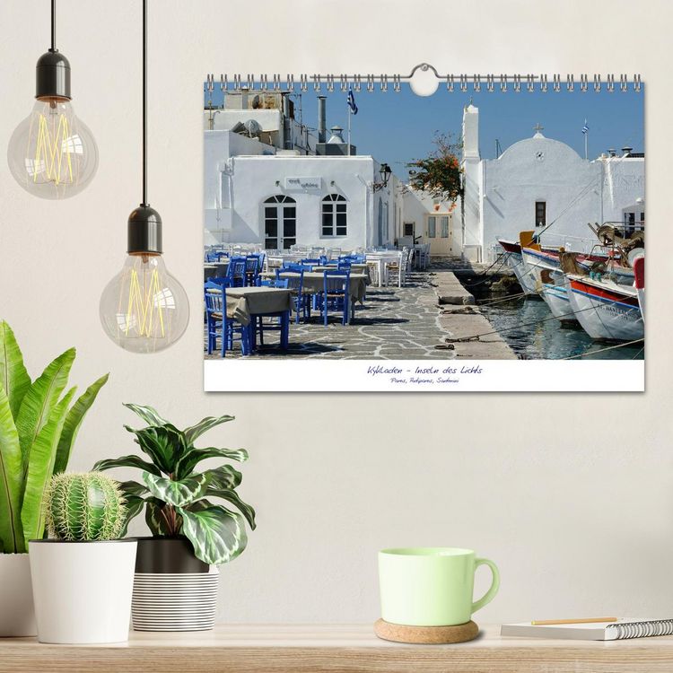 Produktbild: Kykladen - Inseln im Licht (Wandkalender 2026 DIN A4 quer), CALVENDO Monatskalender