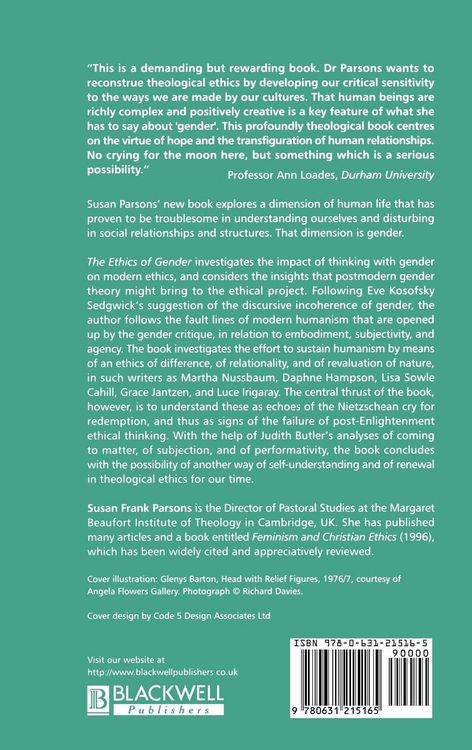 Produktbild: Ethics of Gender