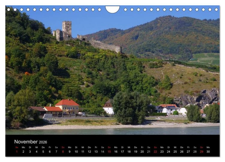 Produktbild: Die Wachau - Bezaubernde Orte an der Donau (Wandkalender 2026 DIN A4 quer), CALVENDO Monatskalender