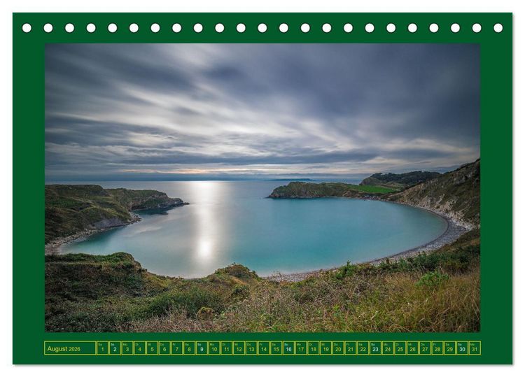 Produktbild: Rundreise: Dorset in sieben Tagen (Tischkalender 2026 DIN A5 quer), CALVENDO Monatskalender