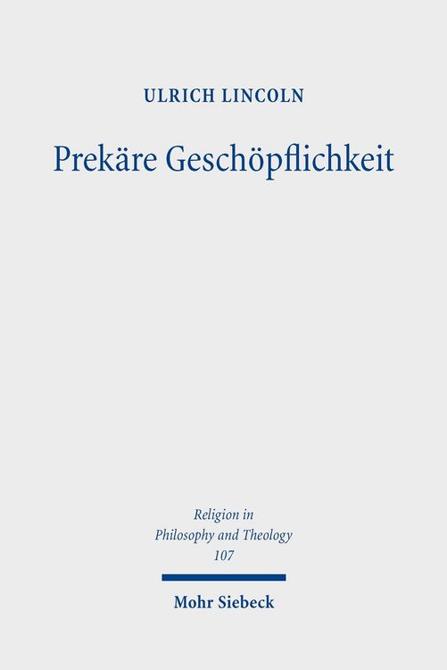 Produktbild: Prekäre Geschöpflichkeit