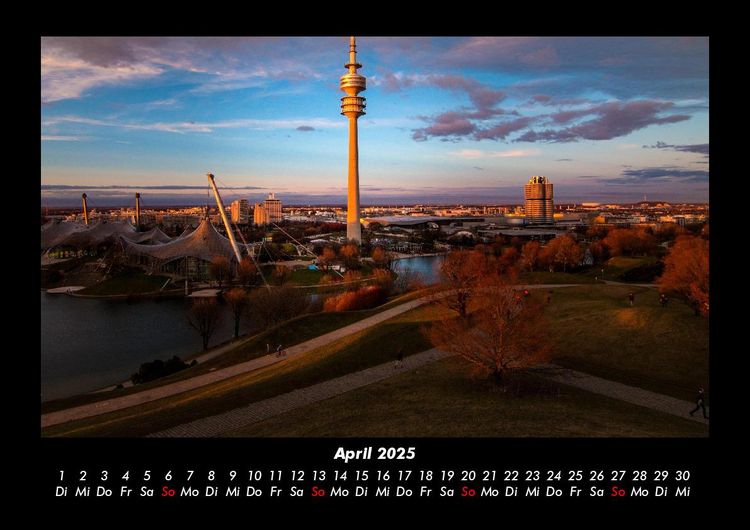 Produktbild: M&uuml;nchen 2025 Fotokalender DIN A3