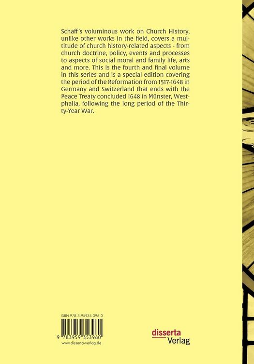 Produktbild: "And on this Rock I Will Build My Church". A new Edition of Schaff's "History of the Reformation 1517-1648"
