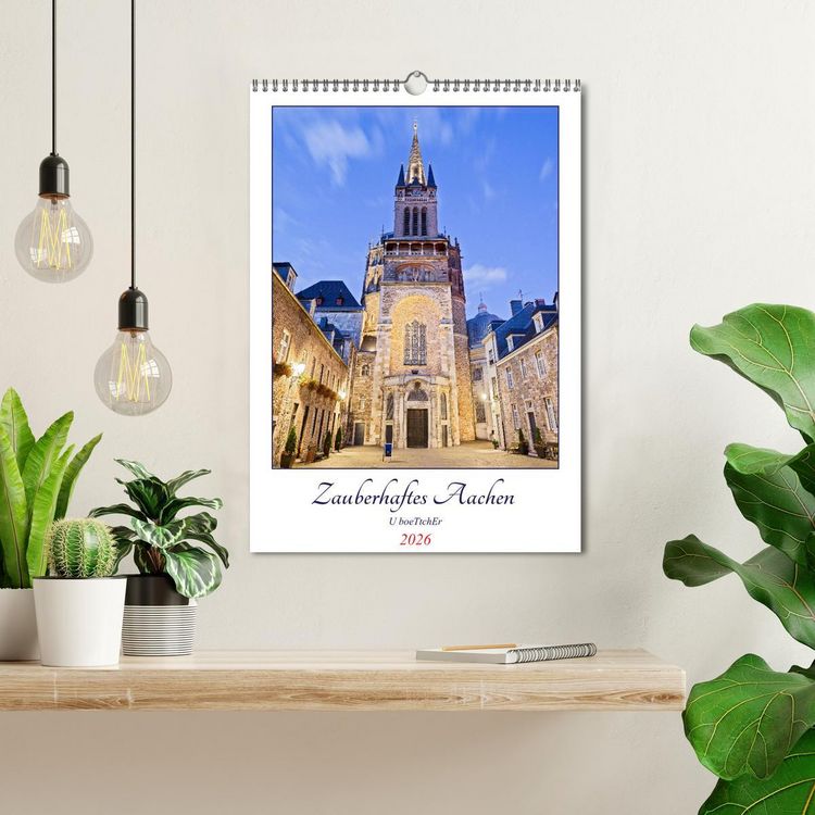 Produktbild: Zauberhaftes Aachen (Wandkalender 2026 DIN A3 hoch), CALVENDO Monatskalender