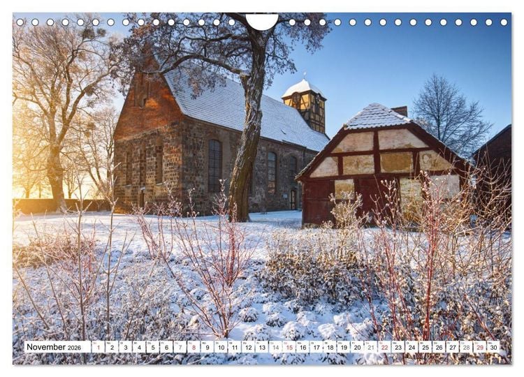 Produktbild: Prenzlau - im Wandel der Jahreszeiten (Wandkalender 2026 DIN A4 quer), CALVENDO Monatskalender