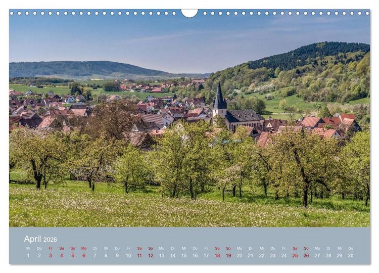 Produktbild: Sch&ouml;ne Aussichten in die Fr&auml;nkische Schweiz (Wandkalender 2026 DIN A3 quer), CALVENDO Monatskalender