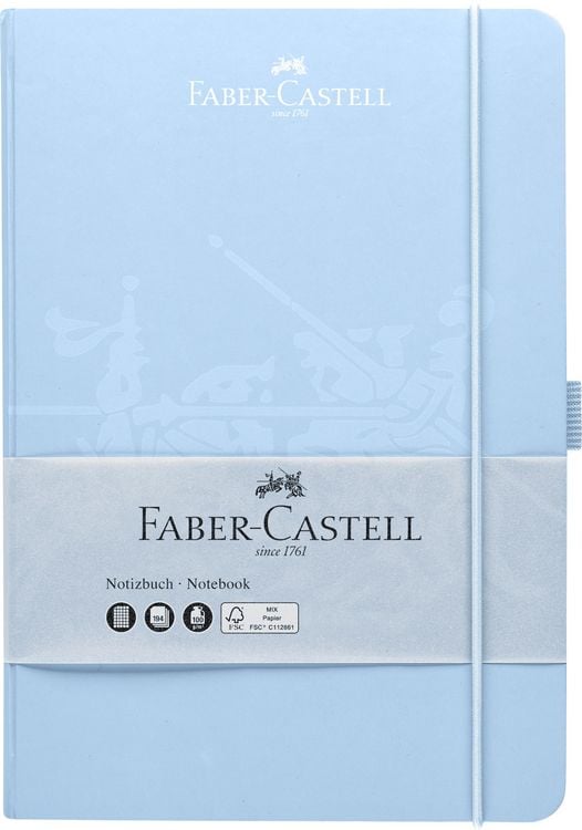 Produktbild: Faber-Castell Notizbuch himmelblau 90x140mm