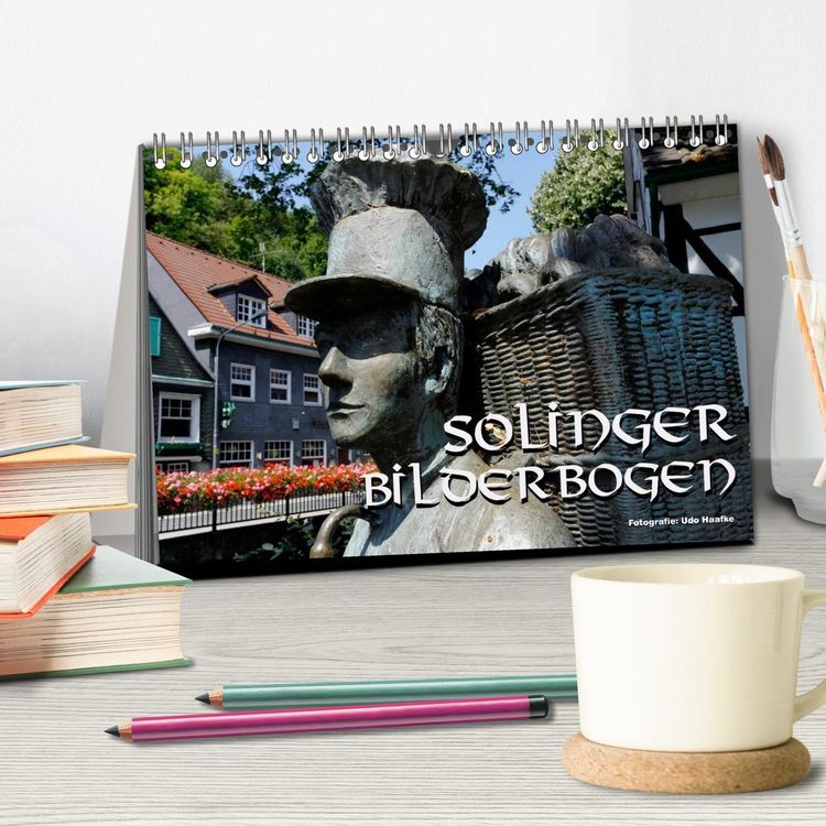 Produktbild: Solinger Bilderbogen 2026 (Tischkalender 2026 DIN A5 quer), CALVENDO Monatskalender