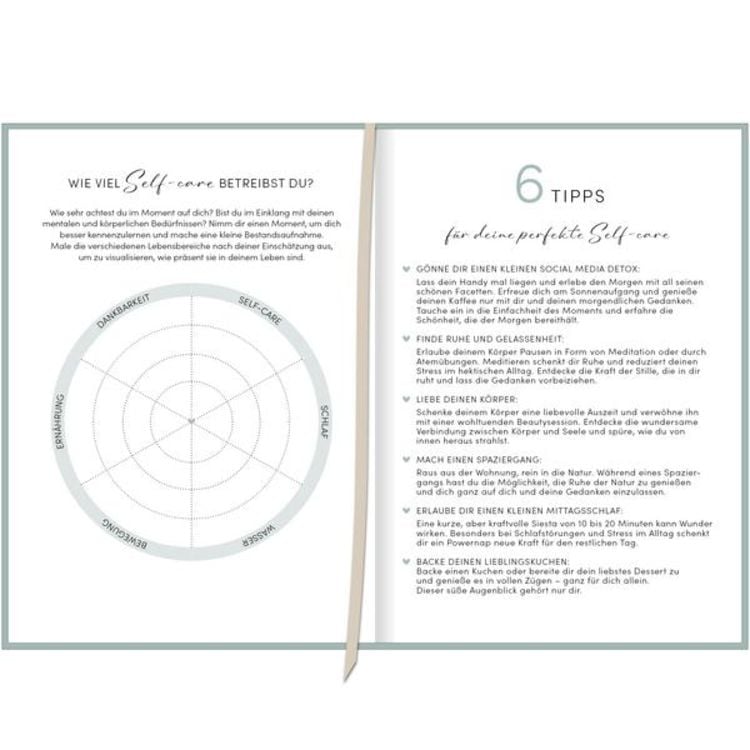 Produktbild: Self-Care Tagebuch Mint