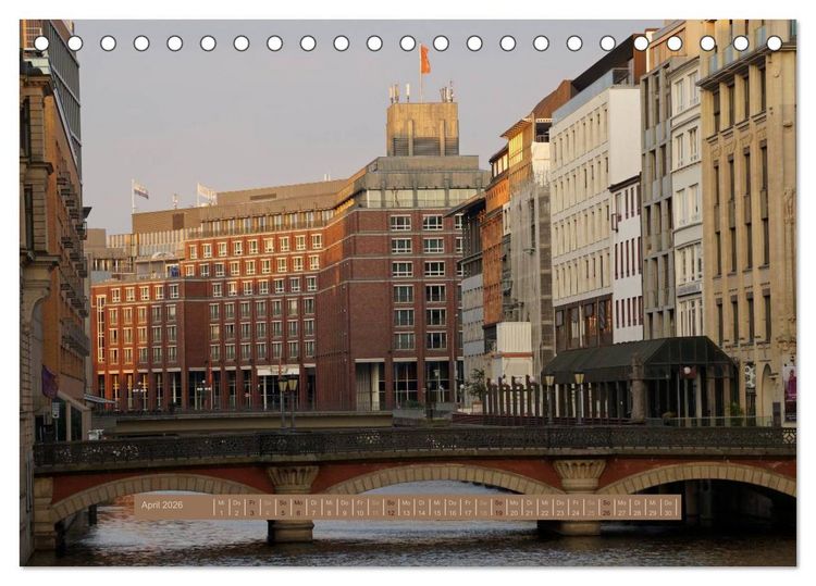 Produktbild: Perle Hamburg (Tischkalender 2026 DIN A5 quer), CALVENDO Monatskalender