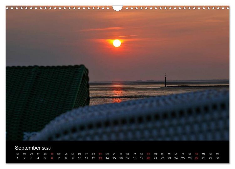 Produktbild: NORDSEE IMPRESSIONEN (Wandkalender 2026 DIN A3 quer), CALVENDO Monatskalender