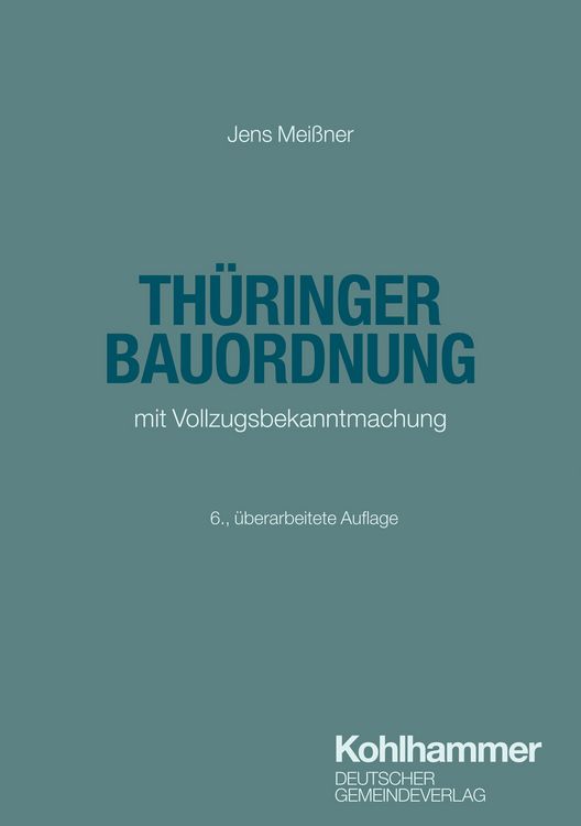 Produktbild: Th&uuml;ringer Bauordnung