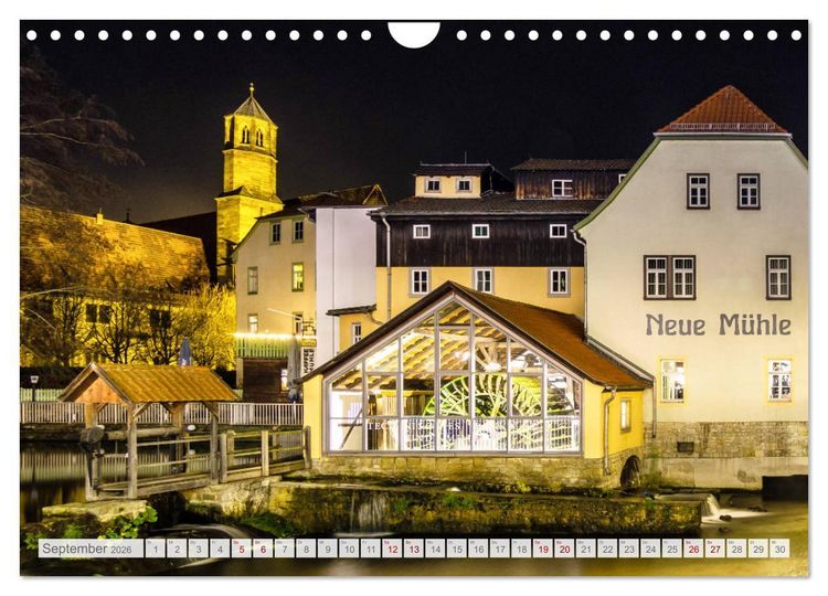Produktbild: Erfurt. Perle Th&uuml;ringens. (Wandkalender 2026 DIN A4 quer), CALVENDO Monatskalender