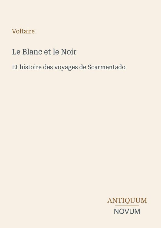 Produktbild: Le Blanc et le Noir