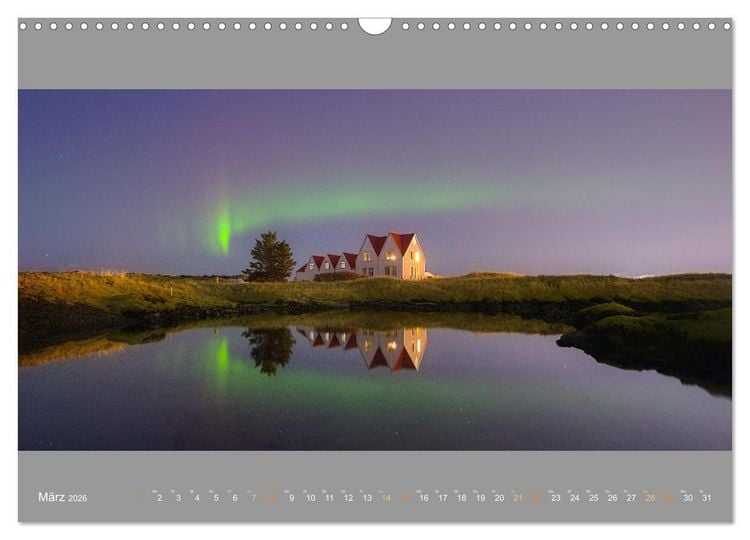 Produktbild: Island - Traumland am Rande der Arktis (Wandkalender 2026 DIN A3 quer), CALVENDO Monatskalender