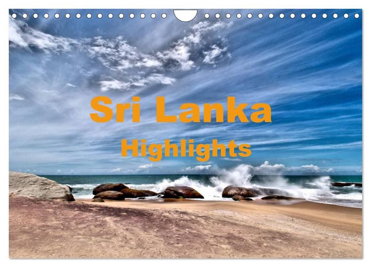 Produktbild: Sri Lanka - Highlights (Wandkalender 2027 DIN A4 quer), CALVENDO Monatskalender